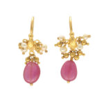 Kirav 22KT 1.98 Grams Gold Earrings