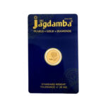 22kt 1 Gram Flower Gold Coin