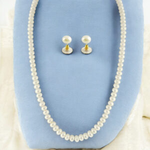 Milky White Pearl Set