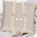 Triple Line Pearl Necklace
