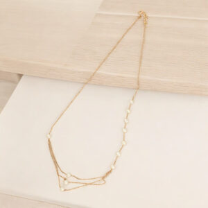 18kt Aquamarine Gold Chain