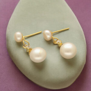Pink Pearl Earrings