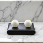 White Pearl Studs