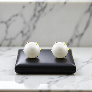 White Pearl Studs