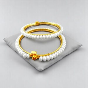 White Pearl Bangles