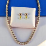 Peach Color Pearl Set