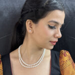 2 String Oval Pearl Necklace