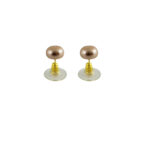 Oval Peach Pearl Set