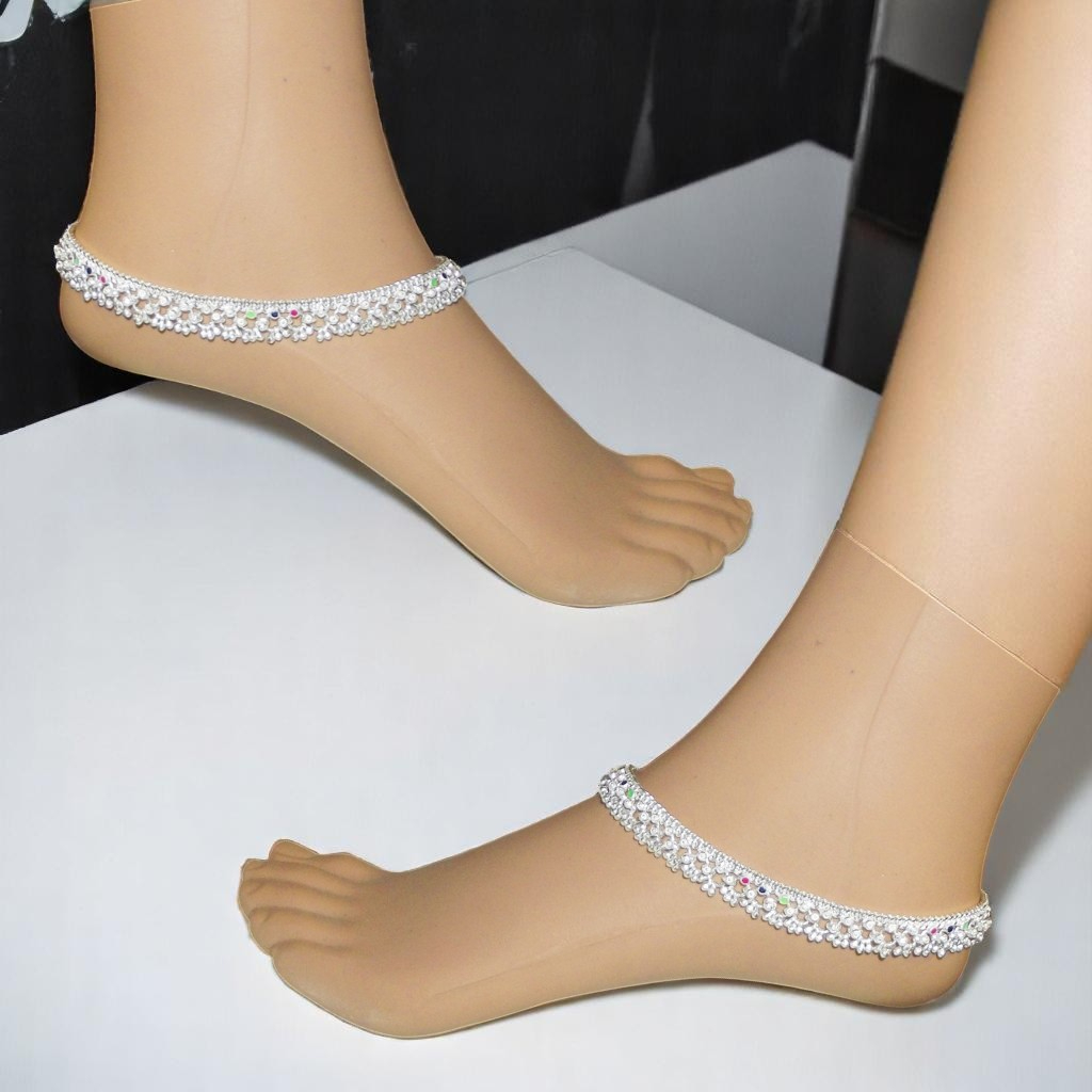 74 Grams Silver Payal