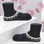 60 Grams Viaana Enamel Silver Payal