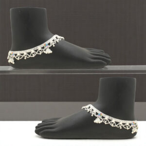 72.6 Grams Classic Silver Anklet