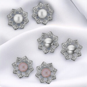combo of 3 pairs Flower shining Earrings