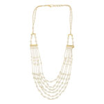 The Empress 22KT Gold Timeless Pearl Chain