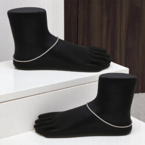 17 Grams Plain17 Grams Silver Payal