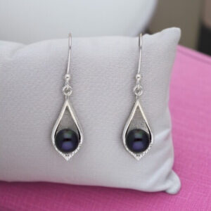 Retro 925 Pearl Earrings