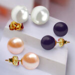 Multi Color Pearl Studs
