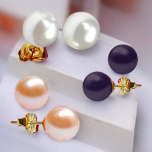 Multi Color Pearl Studs