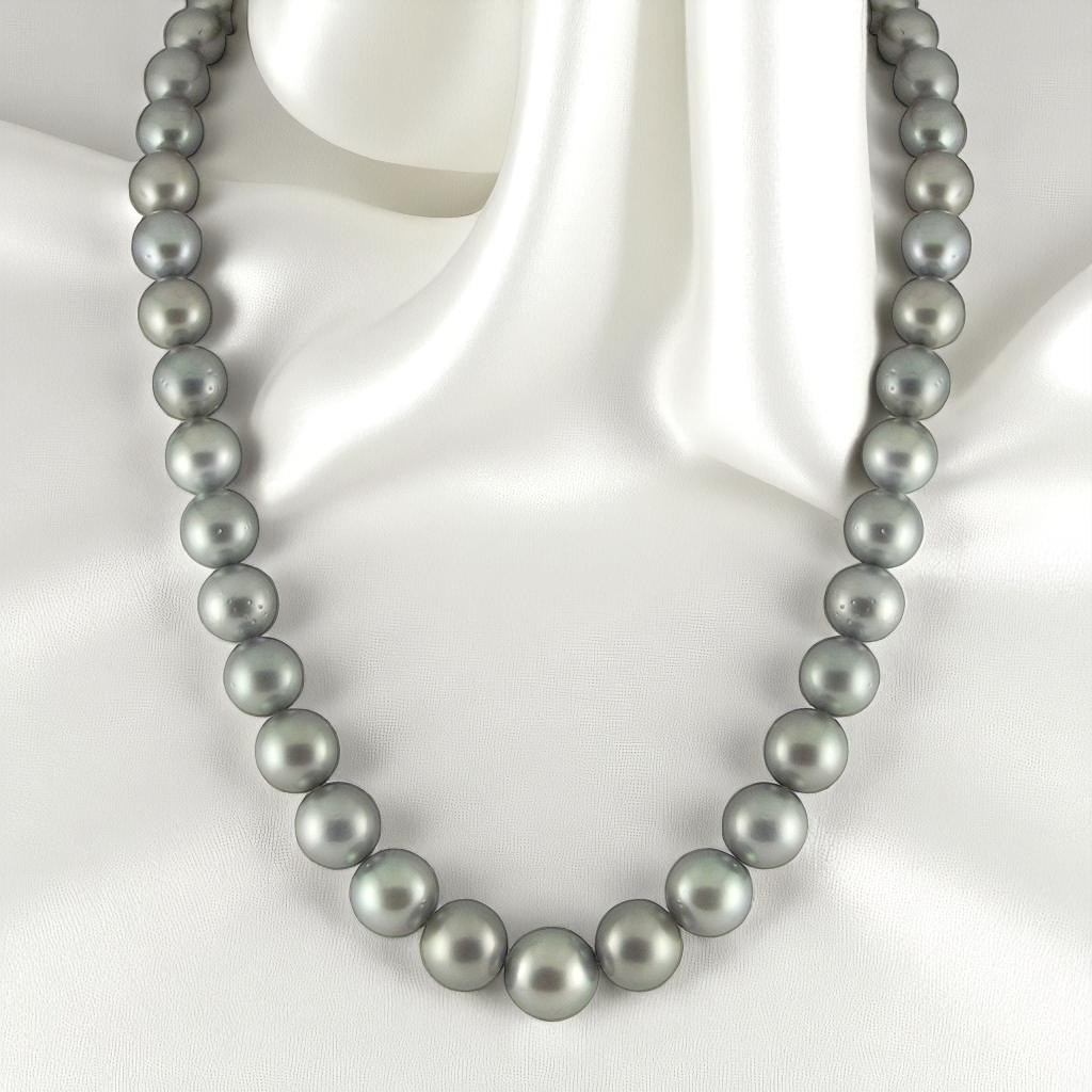 Deep Sea Grace Golden Southsea Saltwater Pearl Necklace 10-12 mm