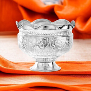 Silver Flower Bowl