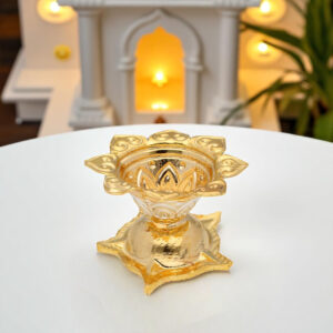 Golden Silver Diya