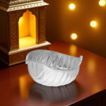 Pure Silver Leaf Diya By Sri Jagdamba Pearls