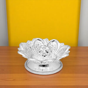 Lotus Silver Diya