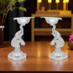 84 Grams Elephant Silver Diya's