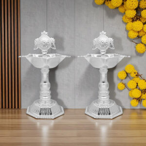 55 Grams Samay Silver Diya's