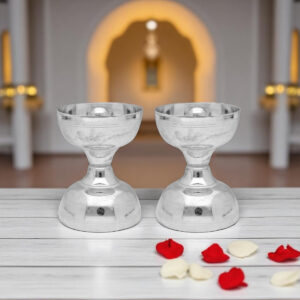 53 Grams Samay Silver Diya's