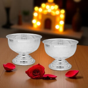 98 Grams Samay Silver Diya's