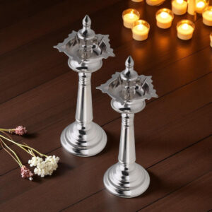 190 Grams Samay Silver Diya's