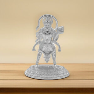 15 Grams Veer Anjaneya Hanuman Silver Idol