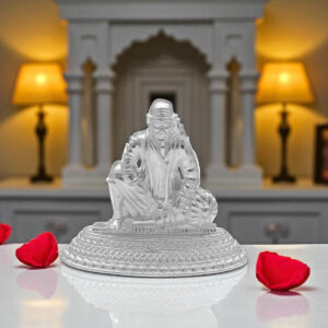 14 Grams Lord Sai Nath Silver Idol