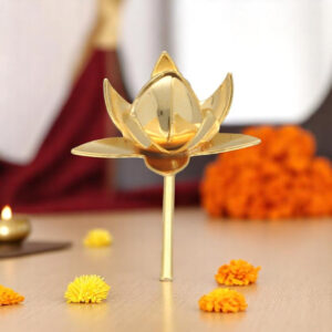 2.3 Grams Lotus Golden Silver Pooja Flower