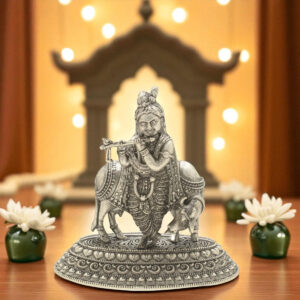 15 Grams krishna Bhagwan Silver Idol