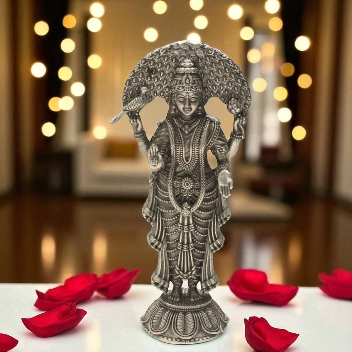 42 Grams Vasavi Mata Silver Idol – Jagdamba Pearls