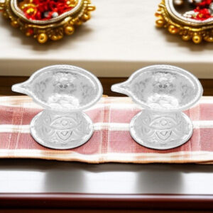 9 Grams Silver Pair Diya