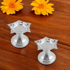 Puja Silver Diyas
