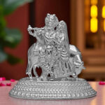 28 Grams Radha Krishna Silver Idol