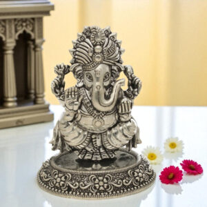 27 Grams Lord Ganesh Ji Silver Idol