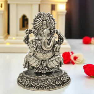 46 Grams Lord Ganesh Silver Idol