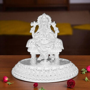 Ganesha Silver Idol