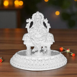 Lord Ganesh Silver Idol