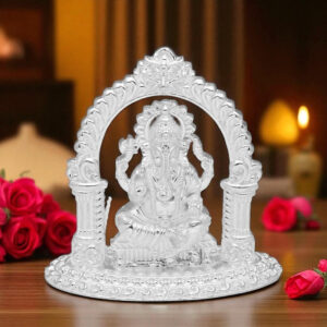 Ganesha Silver Idol