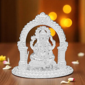 Ganesh Silver Idol
