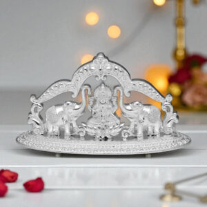 Laxmi Silver Idol