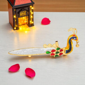 Peacock Design Incense Holder