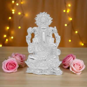Ganesh Silver Idol