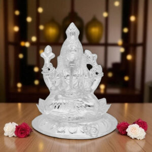 Spiritual Ganesh Silver Idol By Sri Jagdamba Pearls