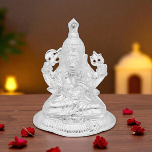 Silver Ganesh Idol By Sri Jagdamba Pearls